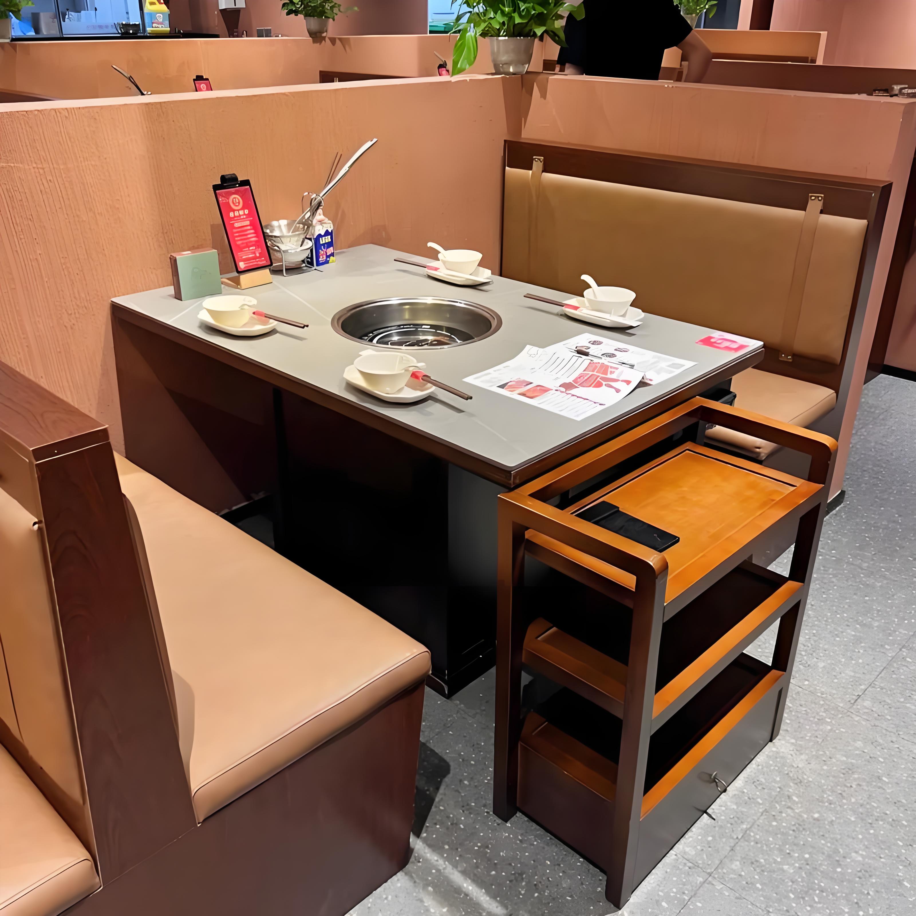 宿州市无烟净化灶台中餐桌 - 厂家